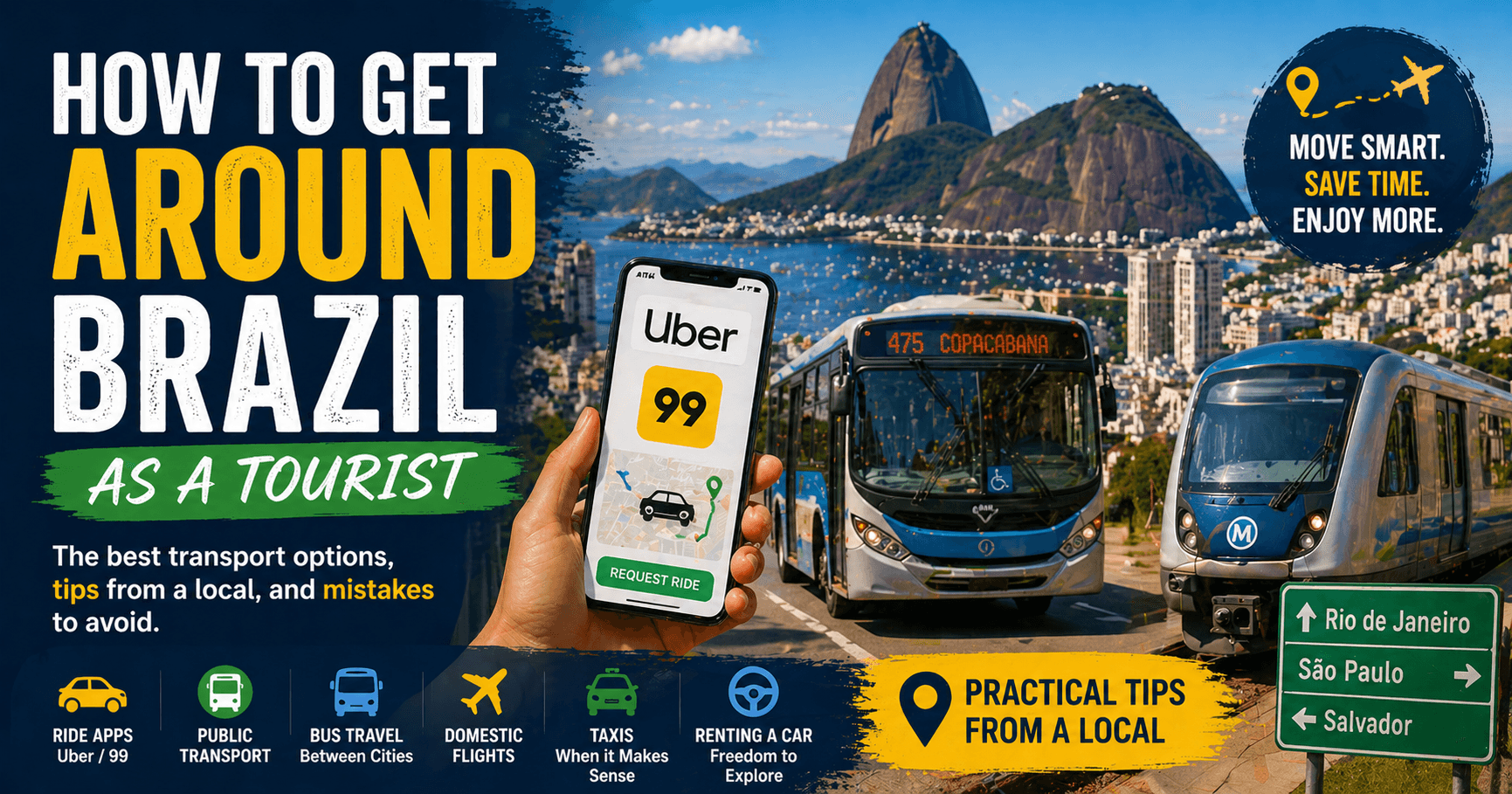 How to Get Around Brazil as a Tourist: A Practical Guide